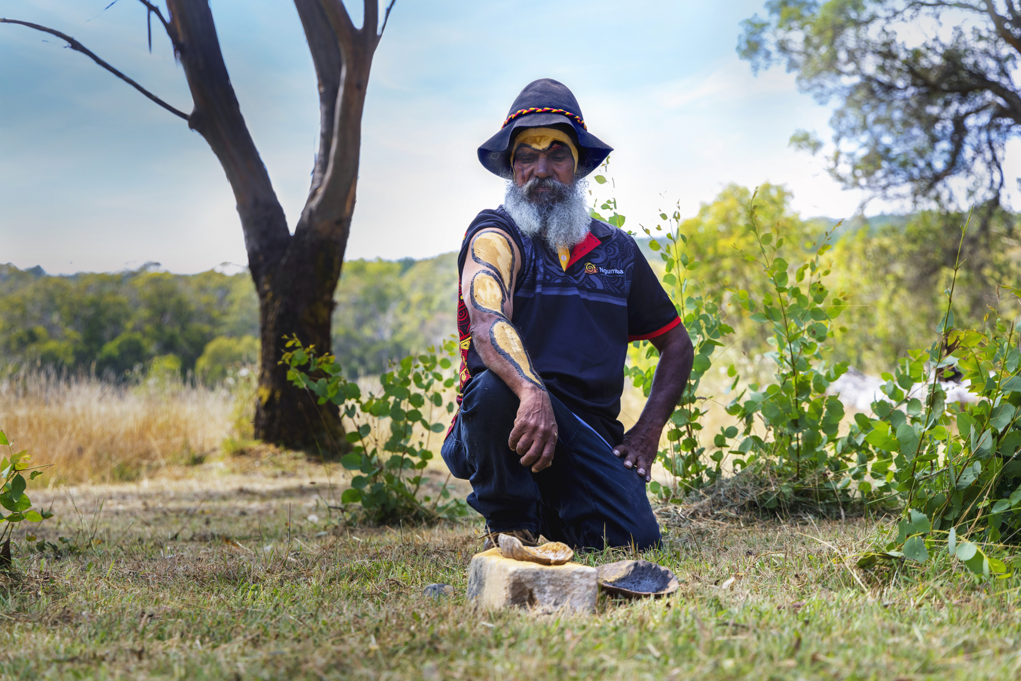 Indigenous man in Country